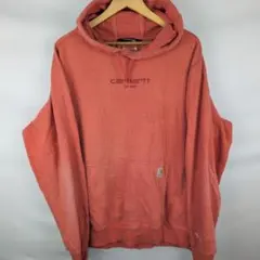 【Carhartt】​スウェットパーカー オレンジ XL オーバーサイズ