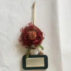 帽子とミラー　壁飾り 昭和　レトロ　雑貨　壁掛け　飾り　インテリア　和風