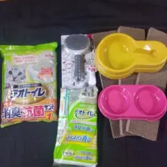 猫用品 ブラシ デオトイレ等 色々まとめセットのサムネイル