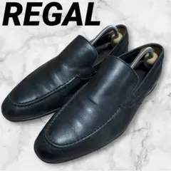 美品✨REGAL リーガル モカシンローファー 黒 レザー 本革 F22J 23