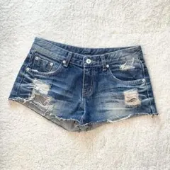 【超美品】DUNGKA デニムショートパンツ Sサイズ