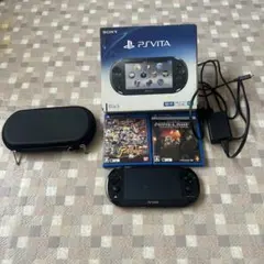 SONY PS Vita ブラック 本体ソフト2個付き