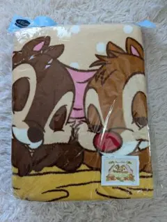 チップとデール　マイクロファイバーひざ掛け　ブランケット　ディズニーストア