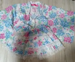 花柄浴衣ドレス120 あじさい