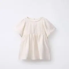 ZARA kids ザラキッズ　刺繍テクスチャードブラウス 98のサムネイル