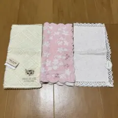 タオルハンカチ　3枚　未使用品ですが少し訳あり