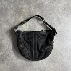 old coach one shoulder bag signature