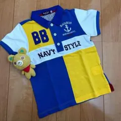 BLACKBEAR★ミキハウス★ポロシャツ★110★ブラックベア★日本製★新品★