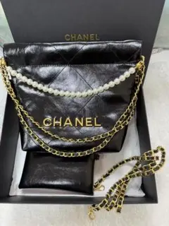 新品未使用✨ ブラックレザーショルダーバッグ