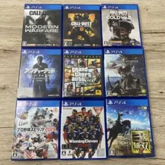 PS4 真・三國無双8 モンスターハンターワールド 他 ソフト 9点 E696