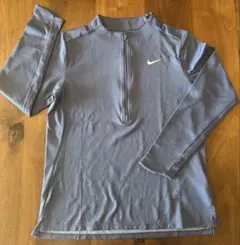 Nike DRI-FIT ブルーグレー 長袖 トップス L