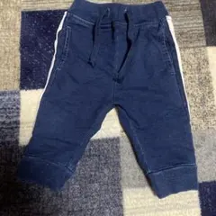 ネイビー サイドストライプ パンツ