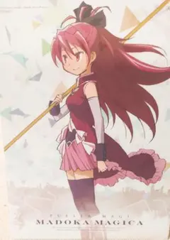 【まどマギ】劇場版前売特典クリアファイル　杏子★51
