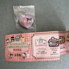 サンリオキャラクターご当地ピンズコレクション　東京限定　マイメロ　クロミ