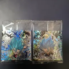 ドラゴンボール超戦士シールウエハース★ベジット＆ゴジータ☆【2枚】