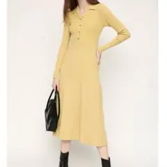 SLY RIB KNIT LONG ワンピース