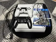 動作確認済みPlayStation 4 本体 ホワイト コントローラー 付属品他