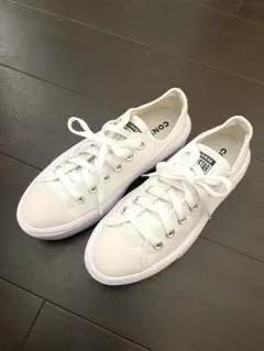 【CONVERSE ALL STAR】韓国厚底 スニーカー ホワイト24.5cm