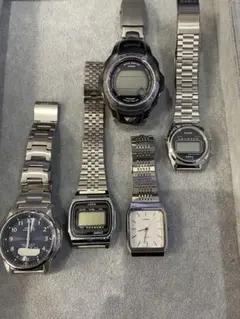 CASIO腕時計　ジャンク品6点