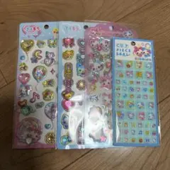 まじかる♡みゅーちゃん　ぷくキラシール4点