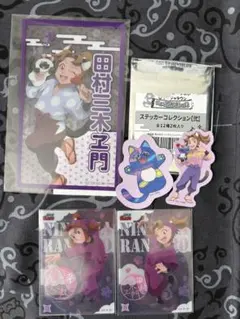 忍たま 平滝夜叉丸 田村三木ヱ門 ナンジャタウン ステッカー クリアシート