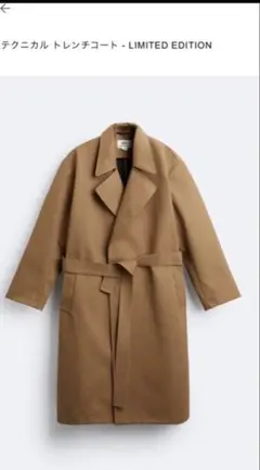 ZARA リミテッド　23aw トレンチコートのサムネイル