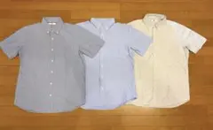 美品　UNIQLO ユニクロドライノンアイロンジャージーシャツL 3枚セット