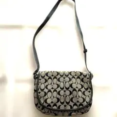COACH コーチ シグネチャー ショルダーバッグ ブラック
