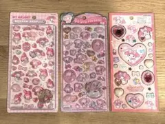 正規品 マイメロ ボンボンドロップシール うるちゅるポップ　キラキラジュエル