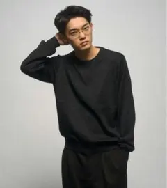 THE BOLDMAN クルーネックデイリーニット