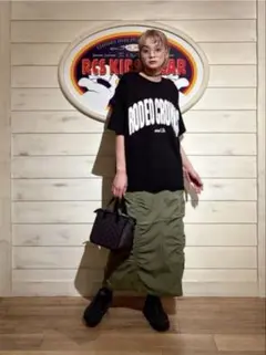 【タグ付新品未使用】完売！ロデオ メンズCURVE LOGOコンビニットトップス