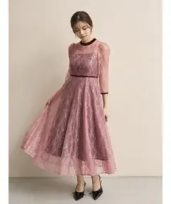 SNIDEL スパークルレースドレスのサムネイル