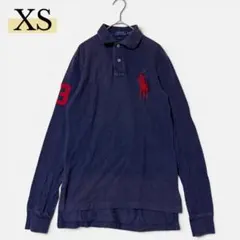Polo Ralph Lauren 長袖 ポロシャツ XS ネイビー