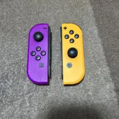 【純正品】Joy-Con (L)/(R) ネオンパープル/ネオンオレンジ 中古
