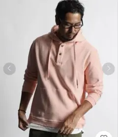 【定価12,100円】ピグメント加工 プルオーバー パーカー トレーナー M