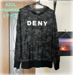 ☆AZUL PRIMERA アズール 迷彩柄 裏地シャギーパーカー L✩のサムネイル