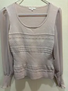 TO BE CHIC 長袖カットソー ピンク Mのサムネイル
