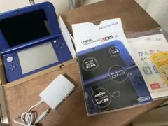 Newニンテンドー3DS LL メタリックブルー 本体 箱・純正充電器付き
