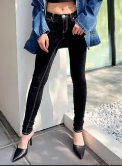 GYDA/ワンウォッシュスキニーパンツ M