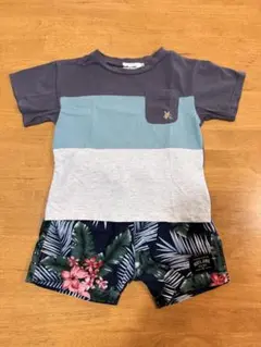 【90cm】Noeil aime BeBe 半袖Tシャツ パンツ　セットのサムネイル