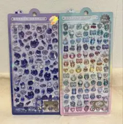 【正規品】ボンボンドロップシールミニ　めろめろ　よるねこ　ボンドロミニ　2種