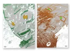 ヒロアカ原画展 緑谷出久 爆豪勝己 ポスター2枚セットThe Beginning