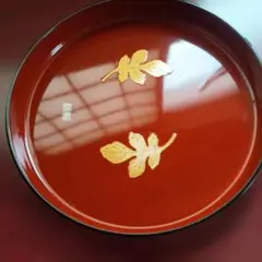 時代年代物 木製漆器 鎌倉彫 牡丹文 長方盆 飾皿 茶道具 煎茶道具 黄布 鎌倉彫 峰緑堂 楕円盆 長手盆 約36cm 牡丹 ぼたん 木製漆器 朱塗り