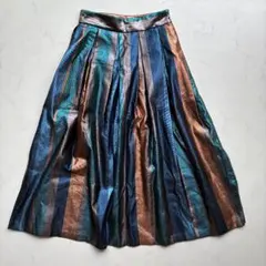 美品✨MAX&Co. ロングスカート メタリックストライプ 36（H461）のサムネイル