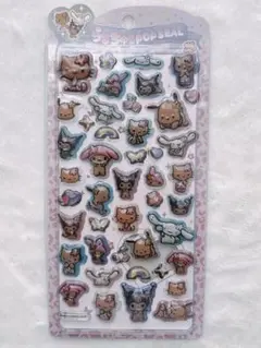 日焼け サンリオ 立体シール