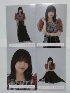 森田ひかる 生写真 4th ARENA TOUR ライブ衣装 4種コンプ