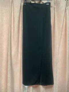 mystic ブラック タイトスカート スリット入り