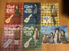 けいおん　クリアファイル　ローソン　6枚セット