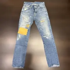 未使用品 FOB FACTORY パッチワークデニムパンツ｜定価約28,000円