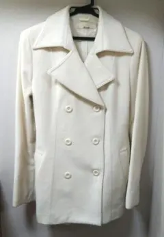 Arquett レディースPコート(白)